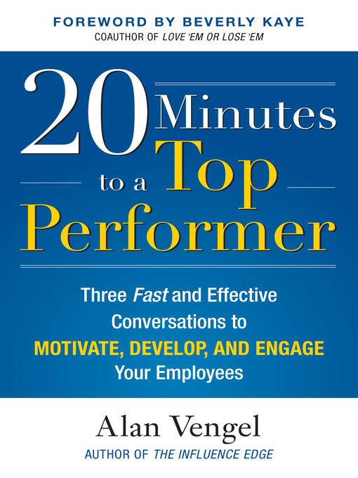 Alan Vengel创作的20 Minutes to a Top Performer作品的详细信息 - 可供借阅